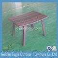 PE Rotan & Aluminium Outdoor Stool Set